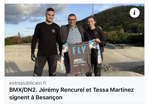 Jérémy Rencurel et Tessa Martinez signent à Besançon