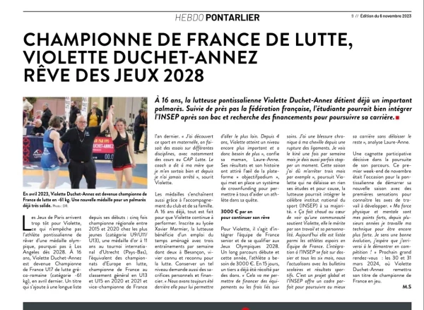 Article sur la plateforme et mon parcours