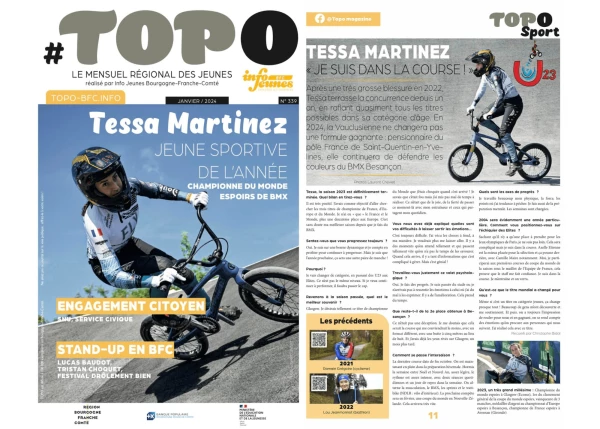 Tessa Martinez, jeune sportive de l'année