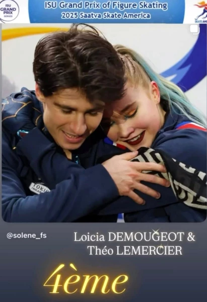 4eme place SKATE AMERICA 2025