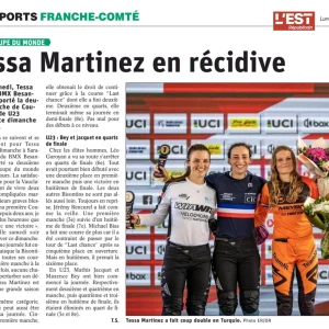 Découvrez le parcours de [BMX - Coupe du Monde] Tessa Martinez en récidive !