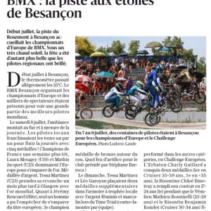 Découvrez le parcours de BMX : la piste aux étoiles de Besançon