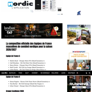 Découvrez le parcours de Combine Nordique saison 2026-2027 la sélection complète des équipes de France masculines