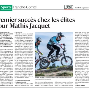 Découvrez le parcours de Premier succès chez les élites