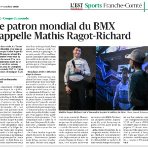 Découvrez le parcours de LE PATRON MONDIAL DU BMX