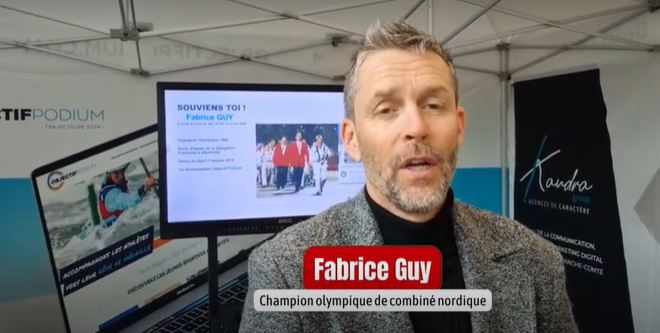 Le champion olympique de ski Fabrice Guy sera l'un des porteurs de la flamme olympique